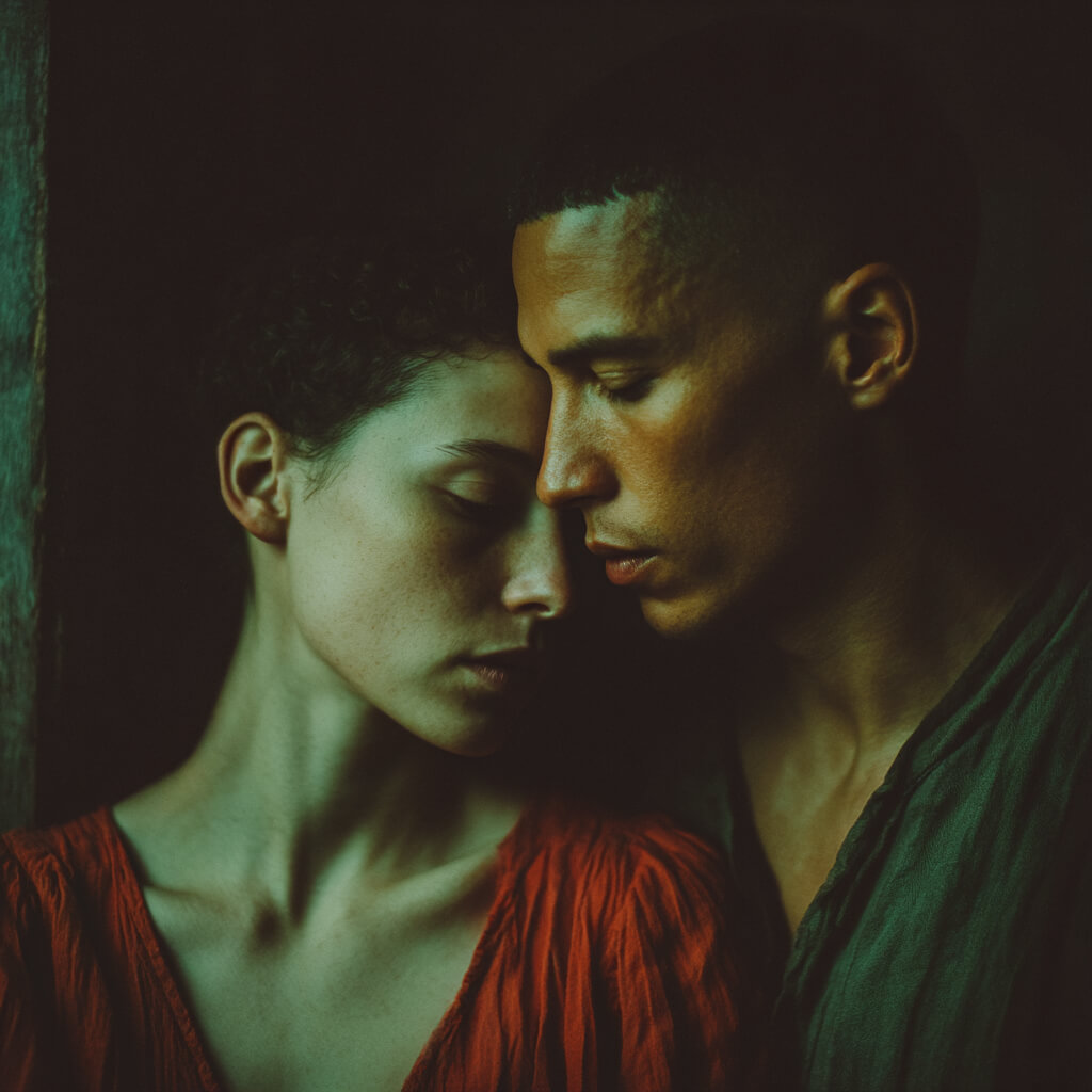 Tor 6 für Nähe und Reibung im Human Design - Paar in spannungsvoller Nähe - Dr. Birgit Greiner