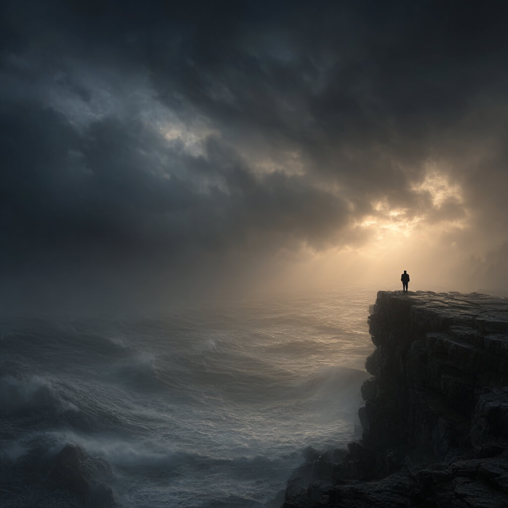 Tor 28 im Human Design und Transit - Mensch an der Klippe als Zeichen für Risiko - Dr. Birgit Greiner