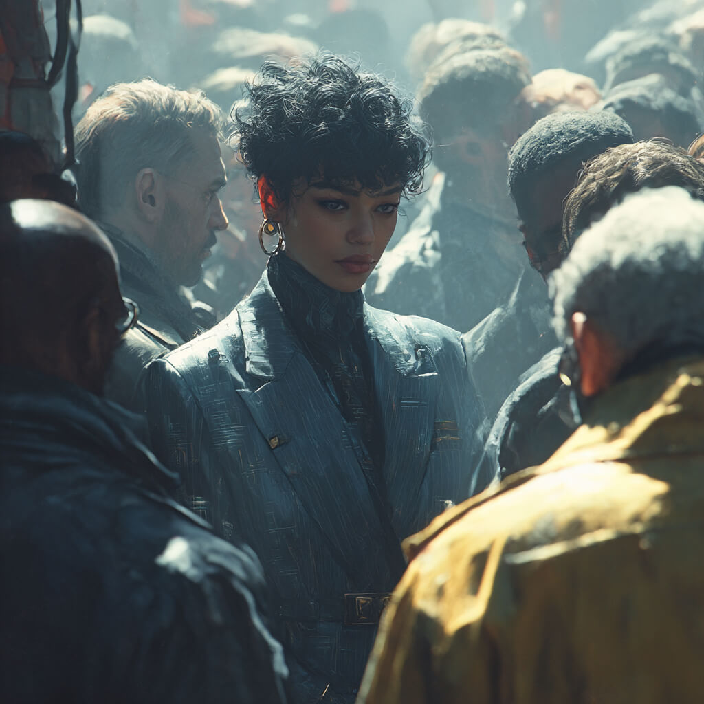 Tor 44 im Human Design und Transit - Instinktive Frau in der Menge - Dr. Birgit Greiner