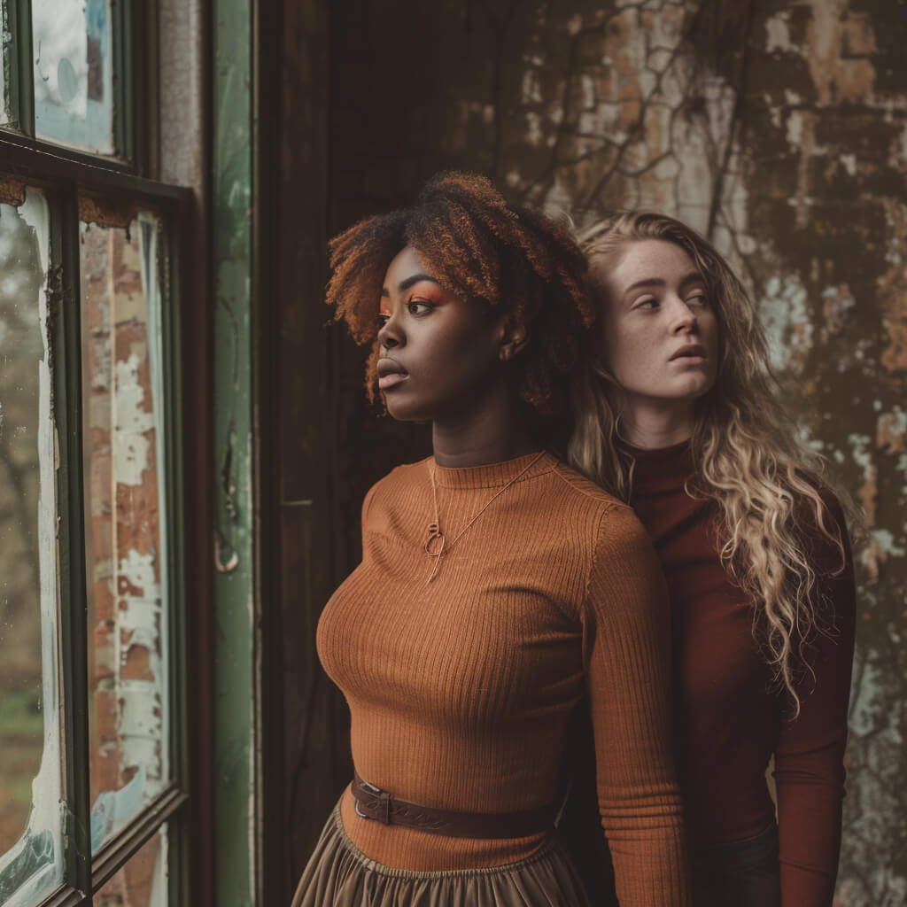 Human Design Transit: zwei Frauen im emotionalen Feld
